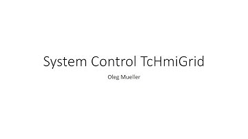 TwinCAT 3 HMI Tutorial TcHmiGrid