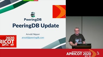 APRICOT 2020 - Peering & Interconnection: Global