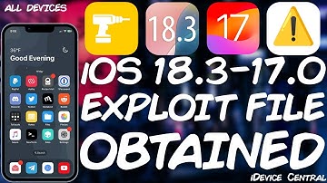 iOS 18.3 - 17 JAILBREAK (All Devices): iOS Vulnerability CVE-2025-24085 Obtained By BasVT! Confirmed