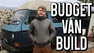 Struggles of a BUDGET VAN CONVERSION. Two Months to Convert this VW T25? (T3)