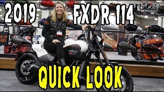 2019 Harley Davidson FXDR 114 Quick Look  New York International Motorcycle Show