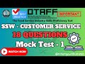 🍽️ Food Service Customer Service Mock Test: Prepare with the Most Important 18 Questions! |