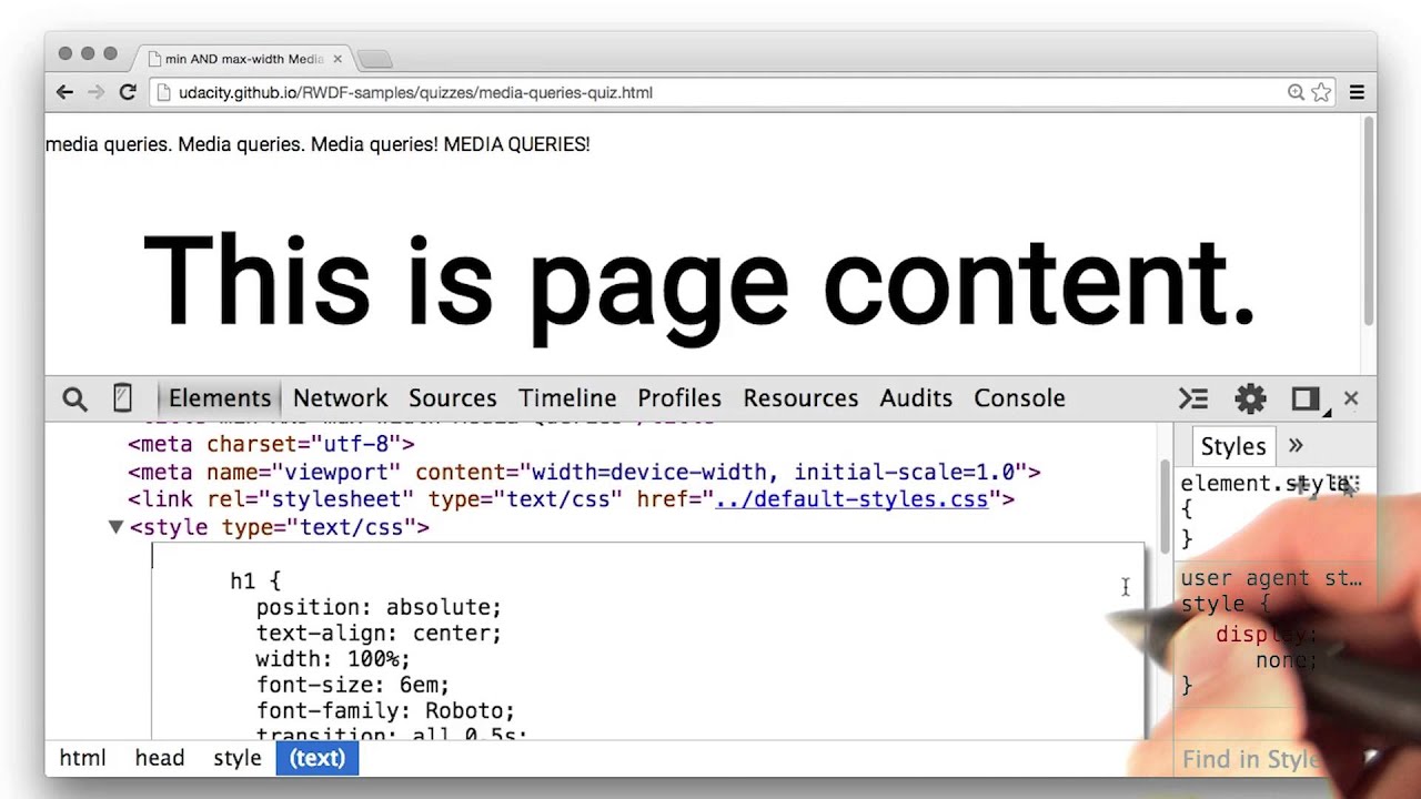 Fun With Media Queries Quiz Responsive Web Design Fundamentals