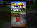 Minecraft NO JUMP Challenge 😳 Diamond mil gaya bina jump kiye! #shorts #minecraft