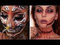 УСТРАШАЮЩИЕ ПРЕОБРАЖЕНИЯ НА ХЭЛЛОУИН😍🎃 |  СТРАШНЫЙ ГРИМ МАКИЯЖ ПОДБОРКА