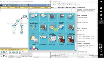 [CCNA S2] 9.5.2.6 Packet Tracer - Configuring IPv6 ACLs