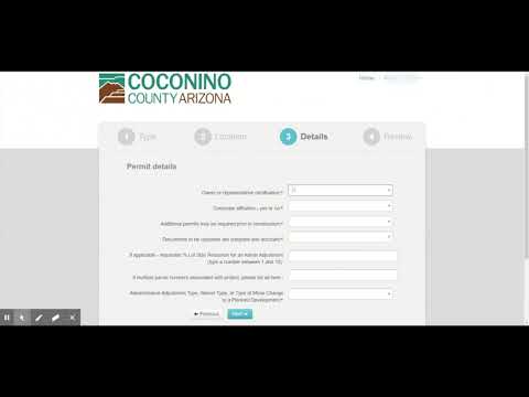 Getting Started in the Online Portal Tutorial - Coconino County Community Development