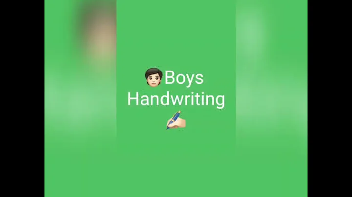 girls vs boys handwriting ✍️for entertainment propose # types of choices - DayDayNews