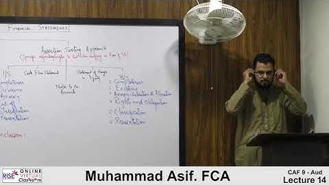 CAF 9 | Audit and Assurance | Lecture #14 | By Muhammad Asif