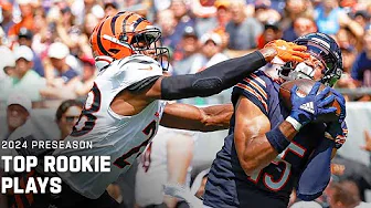 Top Rookie Plays from 2024 NFL Preseason thumbnail