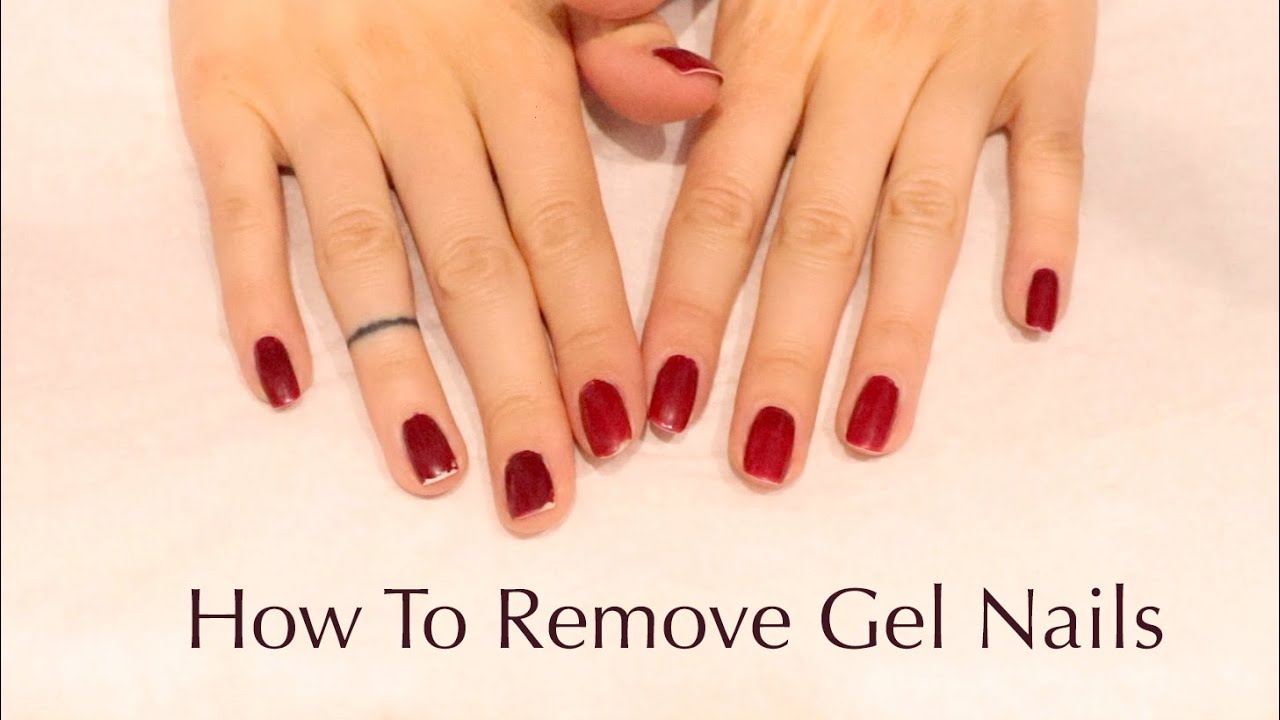 How To Remove Gel Nails {ASMR} | Gel Nail Soak Off Routine | Beauty ...