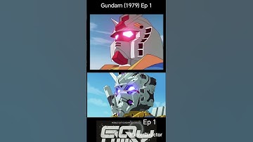 Gundam first fight comparison