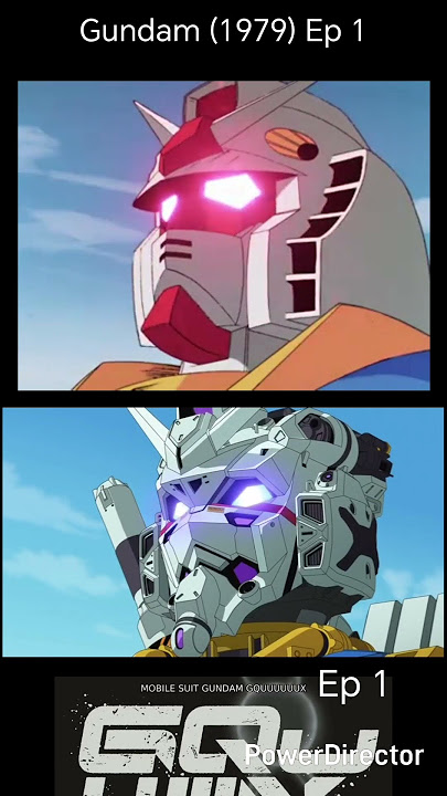 Gundam first fight comparison