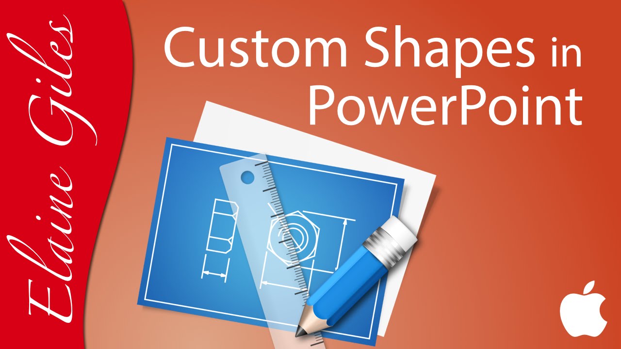 Custom Shapes with Merge Shapes in PowerPoint 2016 for Mac Tutorial