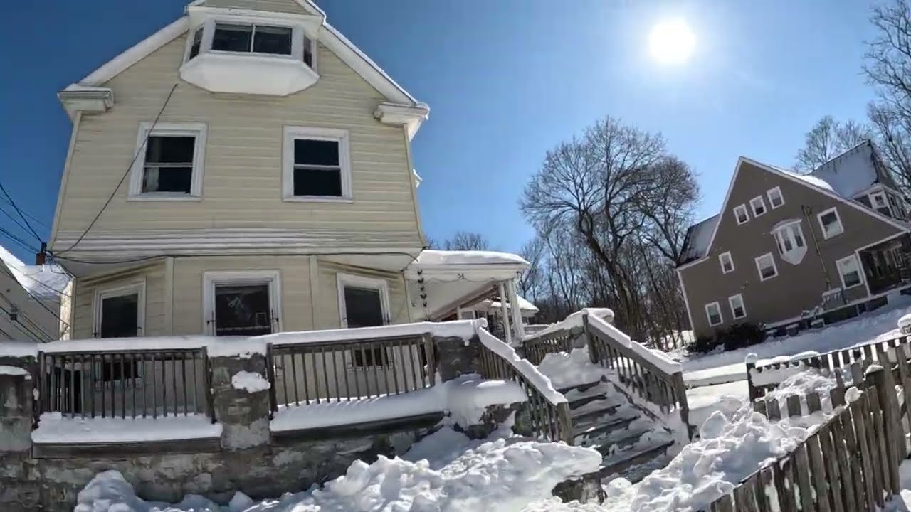 Morning after snowstorm in Boston, #1