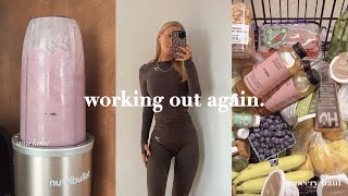 why i didn't workout for 4 months, girl talk & what I eat in a day