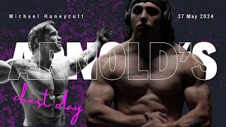 TRYING OUT ARNOLD'S CHEST DAY