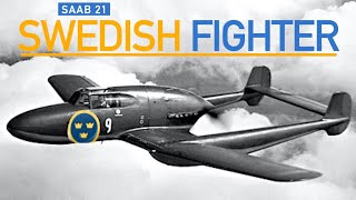 The Experimental Swedish WW2 Fighter - Saab 21