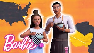 @Barbie | Cooking With My Dad for Black History Month!  | Barbie Vlogs