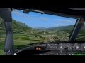 FSX innsbruck (LOWI) Visual Approach and landing RW 08