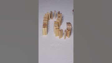 Relaxing Domino Toppling ASMR | Oddly Satisfying #reverseASMR #domino  #asmr #satisfying