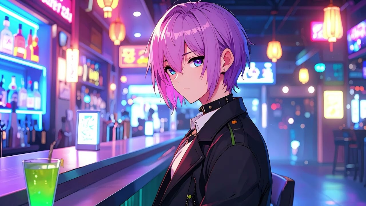 【夜BGM】ネオンが滲むバーと Lo Fi Jazz｜ひとりの時間に