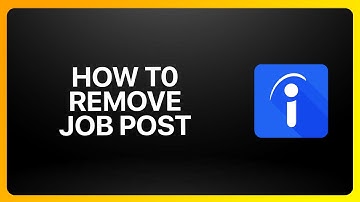 How To Remove Job Post from Indeed Tutorial