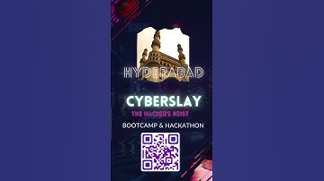CTF event in Hyderabad | CYBERSLAY The Hackers Heist | Bootcamp and Hackathon #Shorts