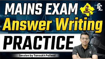 Mains Exam Answer Writing Practice | Tansukh Paliwal | Linking Laws