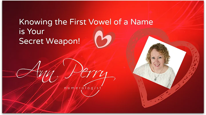 Knowing the First Vowel in a Name is Your Secret W...
