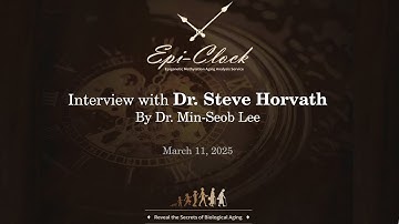 Dr. Steve Horvath Interview of Epigenetic Clock by Dr. Min Seob Lee