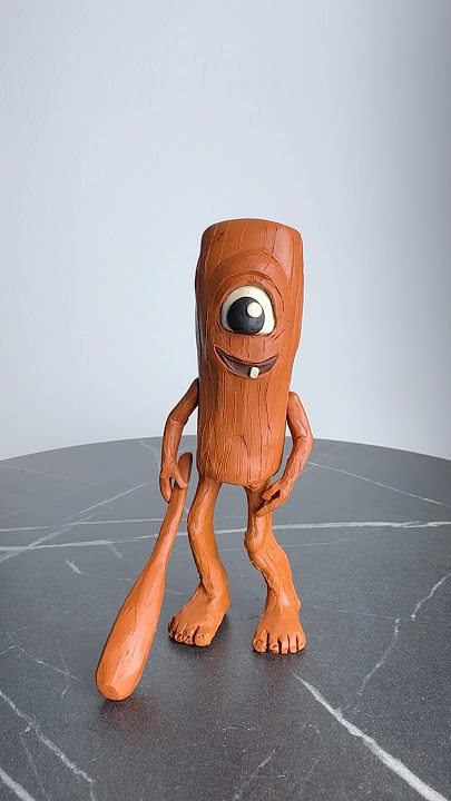 Meme🤯I made Tung Tung sahur but he is a cyclops#tungtungtungsahur #clay #memes #cyclops #plasticine