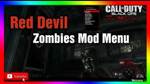[BO1/1.13/PS3] Black Ops 1 Red Devil Remastered Zombies Mod Menu SPRX + download free