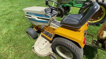 Cub cadet 1650 quietline and ez-rake leaf vac.