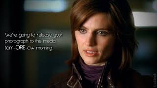 Stana Katic & Nathan Fillion's Canadian accents in Castle