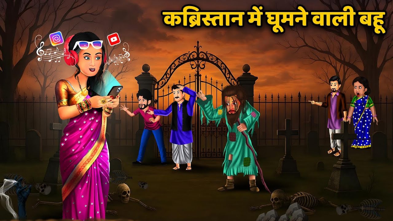 कब्रिस्तान में घूमने वाली बहू ​​| Saas Bahu Ki Kahaniya | Hindi Kahani | Bedtime Stories