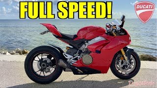Ducati Panigale V4S Test Ride  CRAZY POWER!