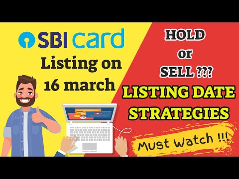 sbi-cards-ipo-listing---latest-strategies-on-listing---what-should-u-do-?-sell-or-hold-?-must-watch
