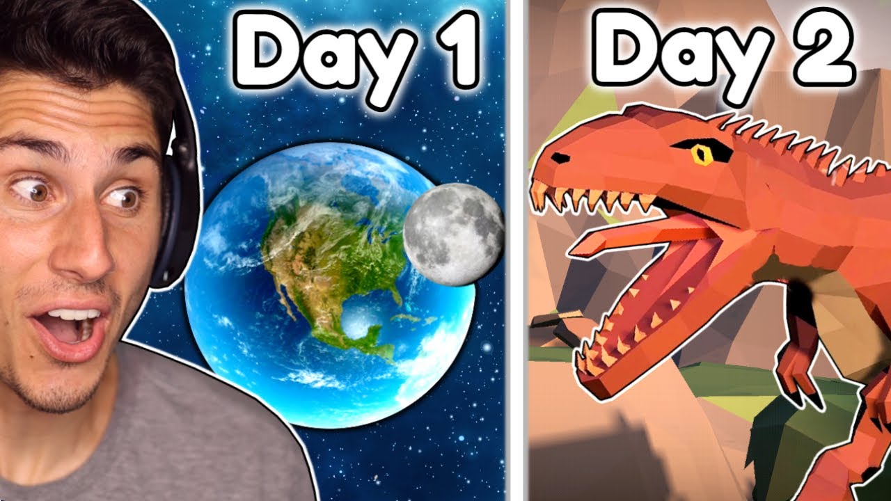 I Created DINOSAURS on EARTH In 24 Hours!