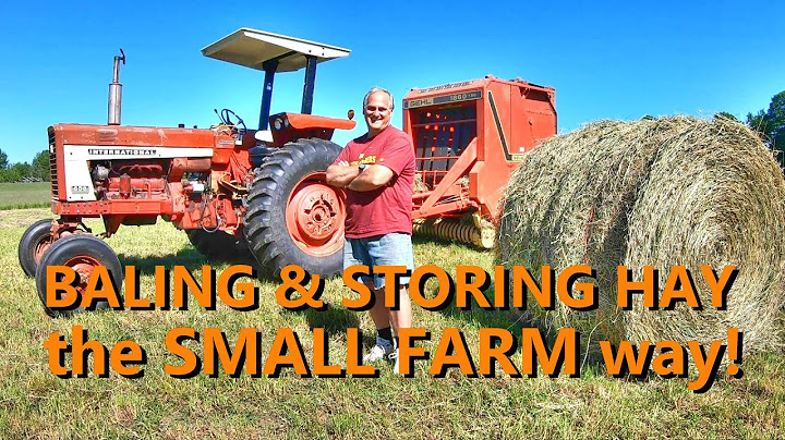 the basics of baling and storing hay