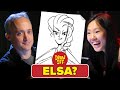 Animators Vs. Cartoonists Draw Disney Princesses From Memory • Draw-Off