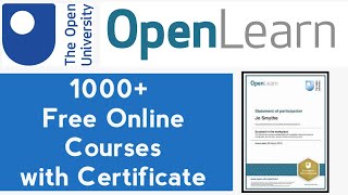 1000+ Open University Free Certificates — Class Central