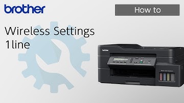 Wireless Settings 1line [Brother Global Support]