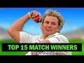 Top 15 match winners in test cricket  crickstats