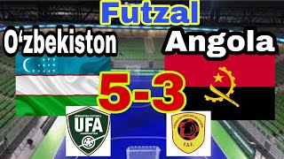 G'ALABA. O'zbekiston-Angola 5-3. O'rtoqlik uchrashuvi.