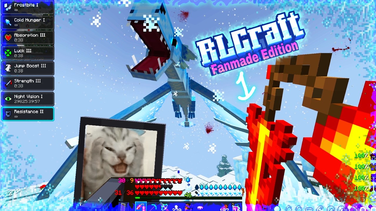 Testando O Melhor RLCraft Moderno E Sofrendo. #minecraft #modpacks # ...