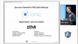 Using Angular & Phonegap to build hybrid mobile applications by Julien Bouquillon @ ng-europe 2014