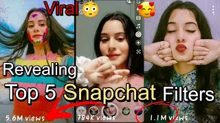 Revealing My Top 5 Snapchat Filters ✨ Best Snapchat Filters For Selfie Pose || #youtube #snapchat screenshot 1