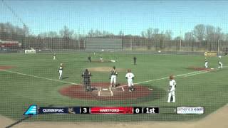 4.14.16 Hartford Baseball vs Quinnipiac Highlights