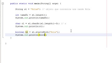 Curso Java #21 Metodos de la clase String